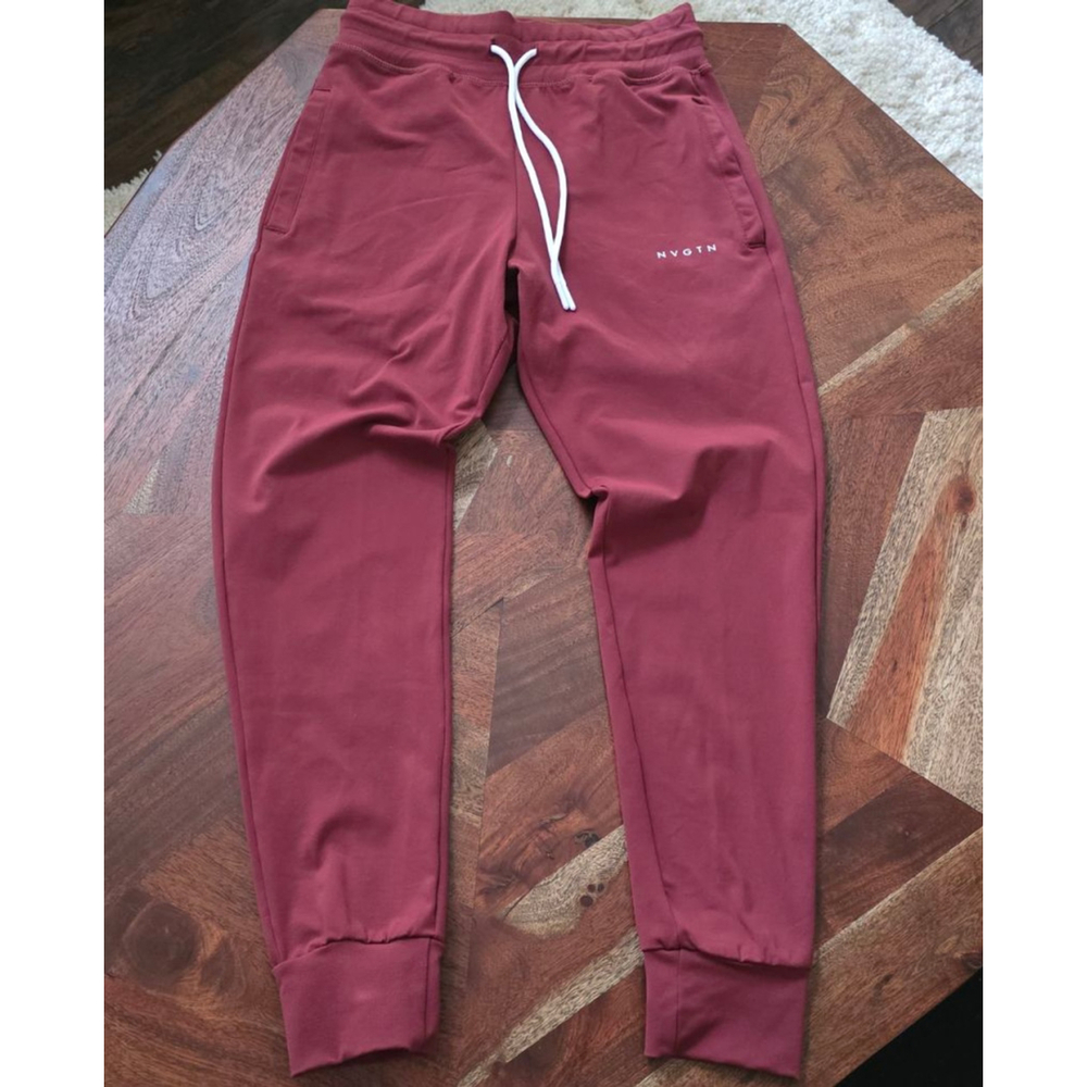Women's NVGTN Jogger Pants Red Size M - Picture 1 of 9